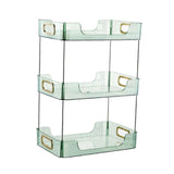 Maxbell Cosmetic Storage Rack Organizer Shelf for Kitchen Home Pantry Countertop Green