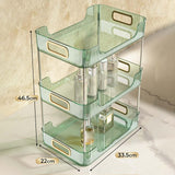 Maxbell Cosmetic Storage Rack Organizer Shelf for Kitchen Home Pantry Countertop Green