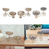 Maxbell Glass Serving Tray Dried Fruit Bowl Holders Decorative for Centerpiece Amber Feather
