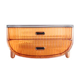 Maxbell Make up Case Cosmetic Desktop Case Cosmetic Storage Rack for Drawer Vanity Orange