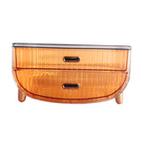 Maxbell Make up Case Cosmetic Desktop Case Cosmetic Storage Rack for Drawer Vanity Orange
