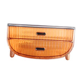 Maxbell Make up Case Cosmetic Desktop Case Cosmetic Storage Rack for Drawer Vanity Orange