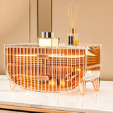 Maxbell Make up Case Cosmetic Desktop Case Cosmetic Storage Rack for Drawer Vanity Orange
