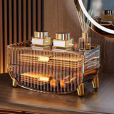 Maxbell Make up Case Cosmetic Desktop Case Cosmetic Storage Rack for Drawer Vanity Orange
