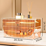 Maxbell Make up Case Cosmetic Desktop Case Cosmetic Storage Rack for Drawer Vanity Orange