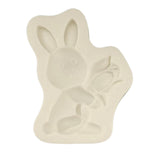 Maxbell 3D Easter Silicone Bunny Molds Bunny DIY Rabbit for Chocolate Cookie Fondant Style A