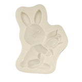 Maxbell 3D Easter Silicone Bunny Molds Bunny DIY Rabbit for Chocolate Cookie Fondant Style A