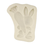 Maxbell 3D Easter Silicone Bunny Molds Bunny DIY Rabbit for Chocolate Cookie Fondant Style B