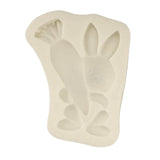 Maxbell 3D Easter Silicone Bunny Molds Bunny DIY Rabbit for Chocolate Cookie Fondant Style B