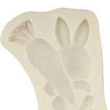 Maxbell 3D Easter Silicone Bunny Molds Bunny DIY Rabbit for Chocolate Cookie Fondant Style B
