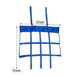 Maxbell box Holder Pet Supplies with Strap Portable for Outdoor farm Blue