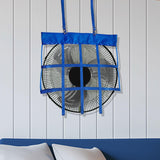 Maxbell box Holder Pet Supplies with Strap Portable for Outdoor farm Blue