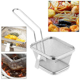 Maxbell Stainless Steel Hot Pot Colander for Kitchen Utensil Cooking Frying Supplies Small