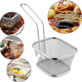 Maxbell Stainless Steel Hot Pot Colander for Kitchen Utensil Cooking Frying Supplies Large