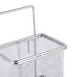 Maxbell Stainless Steel Wire Fry Basket with Handle for Restaurant Cooking Tableware S