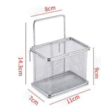 Maxbell Stainless Steel Wire Fry Basket with Handle for Restaurant Cooking Tableware S