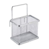Maxbell Stainless Steel Wire Fry Basket with Handle for Restaurant Cooking Tableware S
