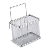 Maxbell Stainless Steel Wire Fry Basket with Handle for Restaurant Cooking Tableware S