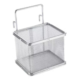 Maxbell Stainless Steel Wire Fry Basket with Handle for Restaurant Cooking Tableware L