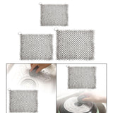 Maxbell Chain Scrubber 316 Stainless Steel Wear Resistance for Griddle Wok Scraper small