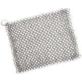 Maxbell Chain Scrubber 316 Stainless Steel Wear Resistance for Griddle Wok Scraper small