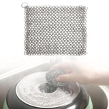 Maxbell Chain Scrubber 316 Stainless Steel Wear Resistance for Griddle Wok Scraper small