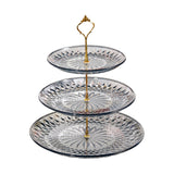 Maxbell Modern Serving Tray Snack Plate Round Platter Fruit Plate for Birthday Party