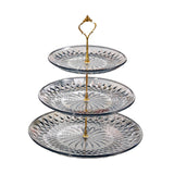 Maxbell Modern Serving Tray Snack Plate Round Platter Fruit Plate for Birthday Party