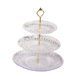 Maxbell Modern Serving Tray Snack Plate Round Platter Fruit Plate for Birthday Party