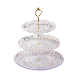 Maxbell Modern Serving Tray Snack Plate Round Platter Fruit Plate for Birthday Party