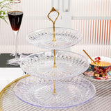 Maxbell Modern Serving Tray Snack Plate Round Platter Fruit Plate for Birthday Party