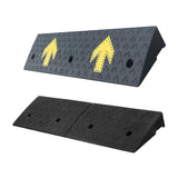 Maxbell Driveway Curb Ramp Threshold Ramp for Motorcycle Driveway Loading Dock patterned 4cm