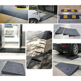 Maxbell Driveway Curb Ramp Threshold Ramp for Motorcycle Driveway Loading Dock patterned 5cm
