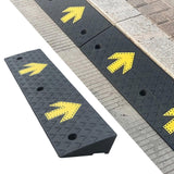 Maxbell Driveway Curb Ramp Threshold Ramp for Motorcycle Driveway Loading Dock patterned 5cm