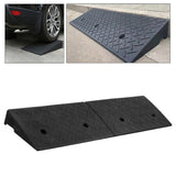 Maxbell Driveway Curb Ramp Threshold Ramp for Motorcycle Driveway Loading Dock Black 4cm