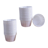 Maxbell 50 Pieces Greaseproof Paper Cupcake Wrappers Baking Cups Accessory Durable White