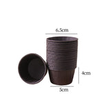Maxbell 50 Pieces Greaseproof Paper Cupcake Wrappers Baking Cups Accessory Durable Coffee