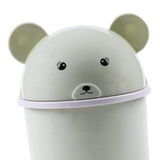 Maxbell Desktop Garbage Can Makeup Tabletop Trash Can Compact for Bedroom Household Green
