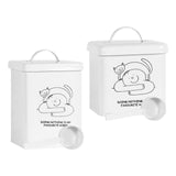 Maxbell Airtight Cute Pet Food Storage Containers with Lids for Hiking Travel Indoor S