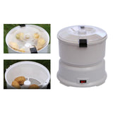 Maxbell Potato Peeler EU Plug Electric Easy to Clean Removable Heavy Duty for Party