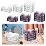 Maxbell Makeup Cosmetic Organizer Cosmetic Display Lipstick Organizer for Desktop 2 Tier Clear