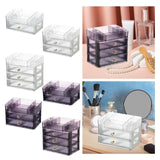 Maxbell Makeup Cosmetic Organizer Cosmetic Display Lipstick Organizer for Desktop 2 Tier Clear