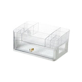 Maxbell Makeup Cosmetic Organizer Cosmetic Display Lipstick Organizer for Desktop 2 Tier Clear