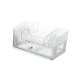 Maxbell Makeup Cosmetic Organizer Cosmetic Display Lipstick Organizer for Desktop 2 Tier Clear