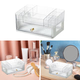 Maxbell Makeup Cosmetic Organizer Cosmetic Display Lipstick Organizer for Desktop 2 Tier Clear