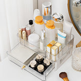 Maxbell Makeup Cosmetic Organizer Cosmetic Display Lipstick Organizer for Desktop 2 Tier Clear