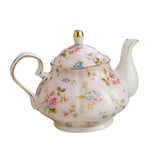 Maxbell Retro Water Kettle 400ml Colorful Pattern Coffee Pot for Juice Flower Tea Pink
