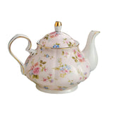 Maxbell Retro Water Kettle 400ml Colorful Pattern Coffee Pot for Juice Flower Tea Pink