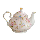Maxbell Retro Water Kettle 400ml Colorful Pattern Coffee Pot for Juice Flower Tea Pink