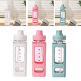 Maxbell Leakproof Water Bottle with Straw 700ml Reusable Anti Slip for Home Office white